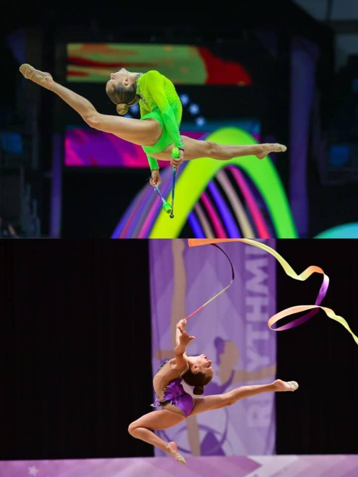 Gimnasia rítmica criolla resaltó en Suramericano de Bolivia