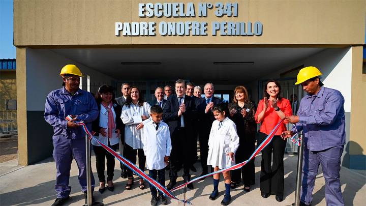 El gobernador Zamora inauguró el renovado edificio de la nueva Escuela N° 341 “Onofre…