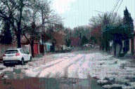 En La Pampa sorprendió la caída de piedras de gran tamaño