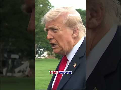 'I WILL BE': President Trump says will attend Charlie Kirk's funeral #shorts #trump #usa #news