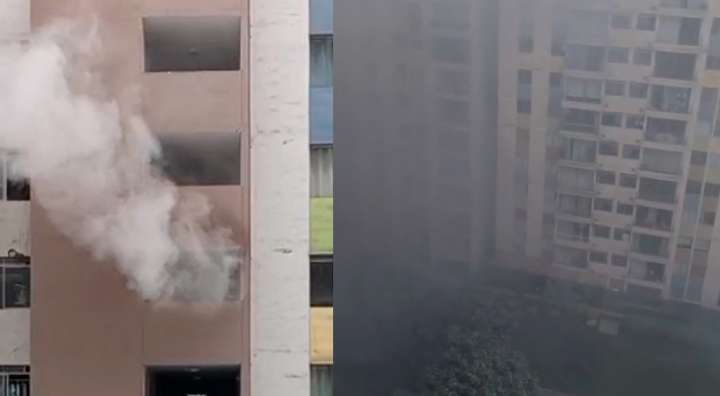 Incendio en Santa Anita obliga a evacuación masiva en condominio