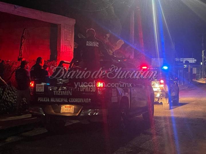 Riña callejera en Tizimín termina con varios detenidos; reportan presunto hallazgo de droga
