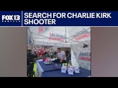 Search underway for gunman who killed Charlie Kirk