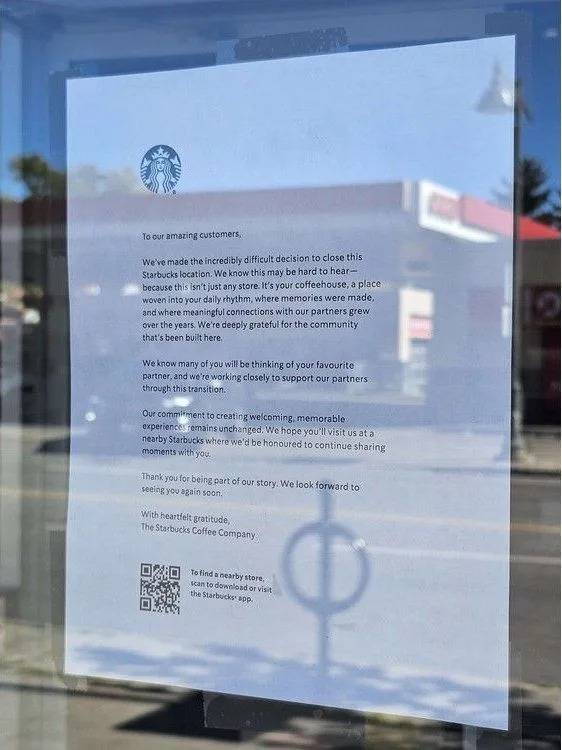 Which Starbucks locations are closing in Ottawa?