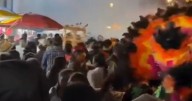 VIDEO: Explosión de pirotecnia en fiesta patronal de San Luis Potosí dejó varios lesionados