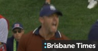 McIlroy erupts after birdie putt