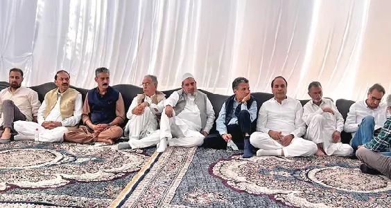 Altaf Bukhari bereaved