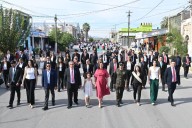 Histórico, por primera vez el Grito en Ciudad Frontera lo dio una mujer