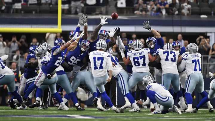 Aubrey ends wild Prescott-Wilson duel with FG as time expires in OT as Cowboys top Giants 40