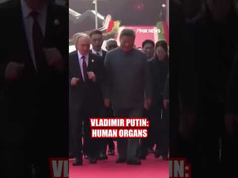 HOT MIC catches Xi and Putin's bizarre chat about immortality and organ harvesting #shorts #viral