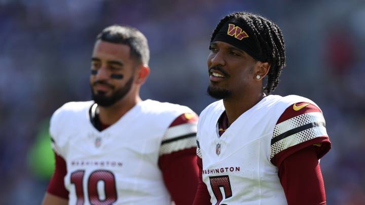 Jayden Daniels out Sunday, Marcus Mariota will start for Commanders vs. Raiders