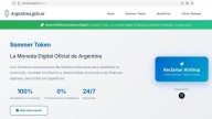 Un sitio antiguo del Hospital Sommer fue hackeado para promocionar una criptomoneda falsa