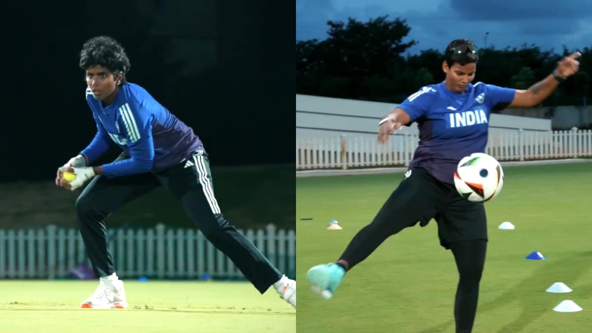 Watch: India Begin 2025 World Cup Practice With Football, Fielding Drills
