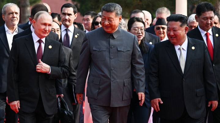 America's biggest adversaries "conspire" in Beijing