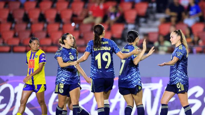 América Femenil golea al Chorrillo en la Concachampions