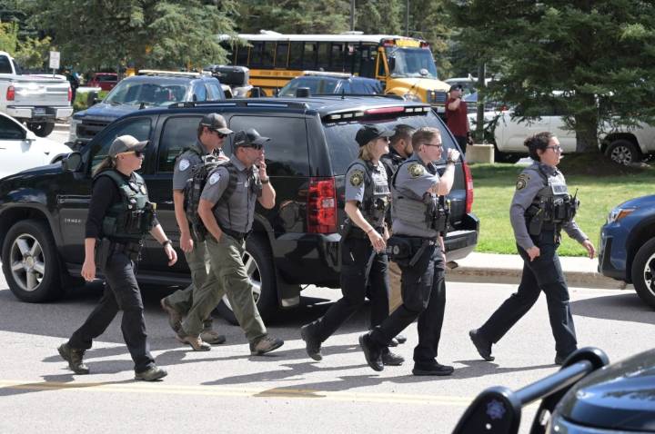 One teen remains in critical condition, suspected shooter dead after Colorado high school shooting