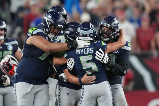 Jason Myers anota gol de campo de 52 yardas al final y Seahawks superan 23