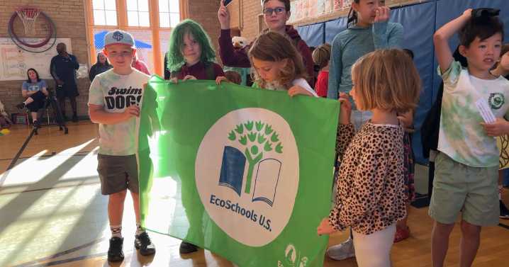 Asbury Elementary earns prestigious 'Green Flag' for student