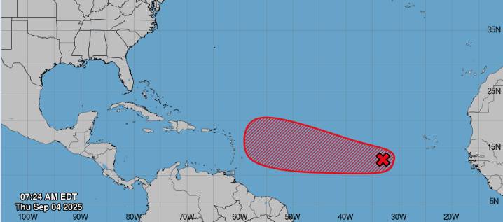 80 % de posibilidad que una onda tropical se convierta en ciclón en cuenca del Atlántico