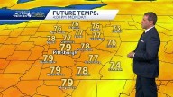Warm and dry to start week, turning cooler late week