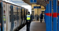 Man pushed onto tracks at South London station 'by woman wearing distinctive hat'