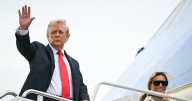 Leftists Ready As Trump Flies to London For Historic State Visit