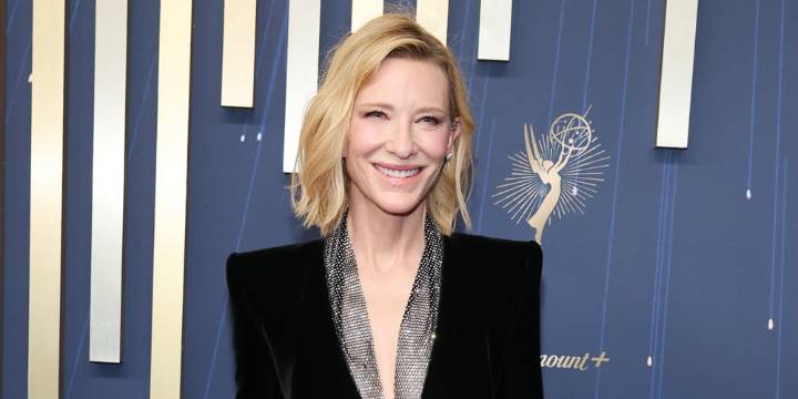 Cate Blanchett Rewears a Chic Armani Look for the Emmys 2025 Red Carpet | 2025 Emmy Awards, Cate Blanchett, Emmy Awards