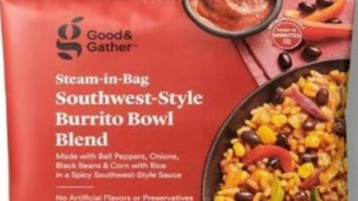 Good & Gather burrito bowls sold at Target stores nationwide recalled