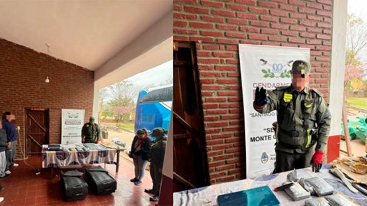 Golpe al narcotráfico: viajaba con cocaína en un colectivo y la atraparon en Monte Quemado