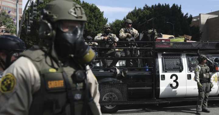California bans most law enforcement officers from wearing masks during operations