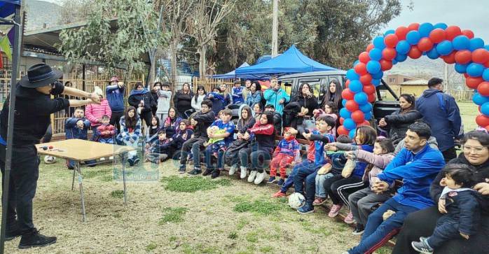 Agrupación ‘Aconcaguazul’ celebró a niños y niñas