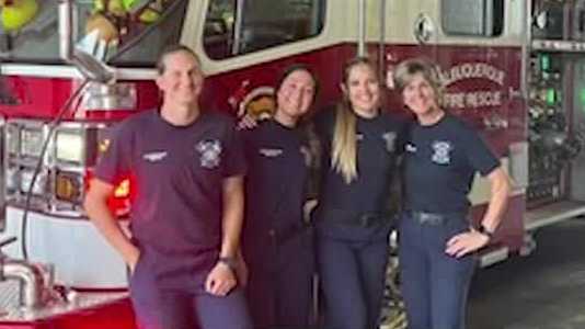 Albuquerque fire department makes history with all