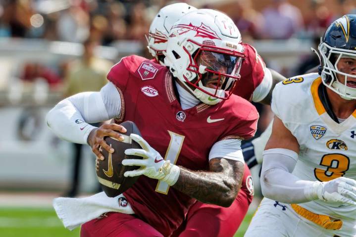Castellanos leads No. 7 FSU, which has school-record 498 rushing yards in rout of Kent St. – Orlando Sentinel