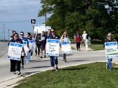 Georgian College support staff hit picket line in Owen Sound