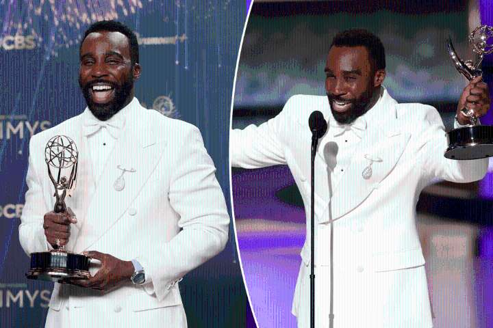 Tramell Tillman wins supporting actor in a drama series, marking historic first at Emmys 2025