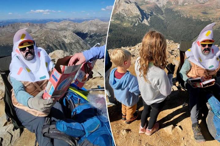 Mystery ice cream man climbs Colorado mountain to deliver frozen treats