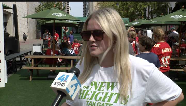 Kelce brothers’ 'New Heights' Tailgate draws Chiefs, Eagles fans ahead of Super Bowl rematch