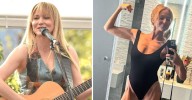 Jewel Shows Off Muscular Legs In Impressive Black Swimsuit Selfie