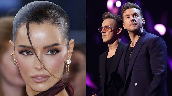 Maura Higgins and Danny Jones reunite on stage 6 months after shock BRITs kiss