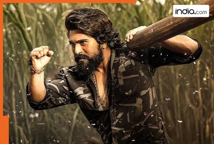 The makers of Ram Charan's Peddi drop a stunning poster, marks his 18 years in Telugu industry