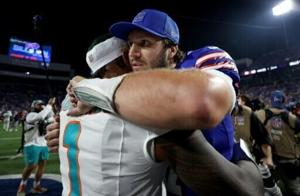 Bills sink floundering Dolphins to remain unbeaten