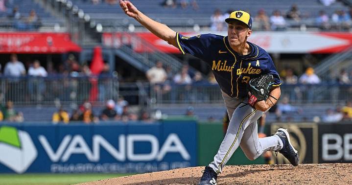 Vaughn has 4 hits, Misiorowski cruises as Brewers pounce on Pirates in 10