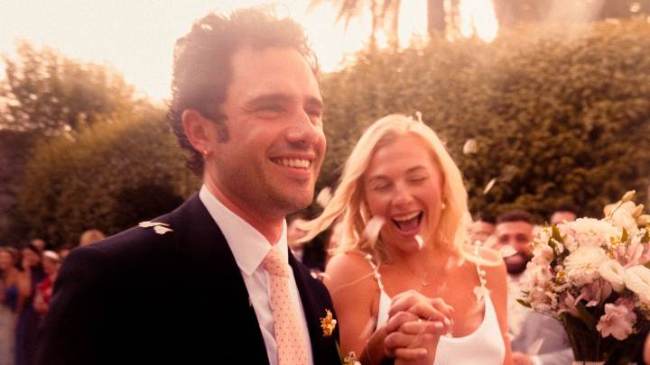 This Bride’s Pearl-Embellished Slip Dress Was A Wedding Gift From Her New Sister