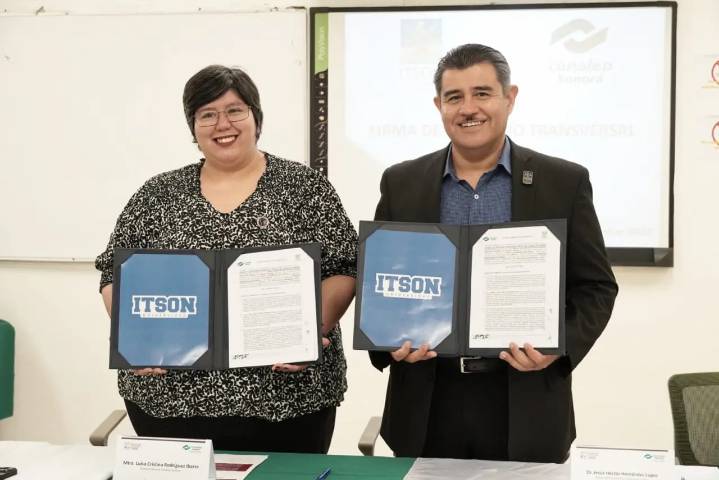 Firman convenio Itson y Conalep Sonora