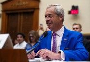 Farage, in Washington, takes aim at UK government over free speech
