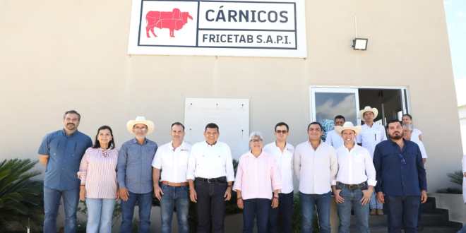 Recorre Javier May instalaciones de Fricetab y conoce proyecto de inversión para la mejora del estatus sanitario ganadero