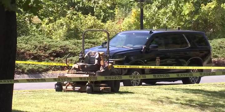 Driver, lawnmower involved in crash in Enfield