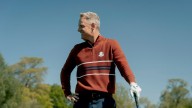 Ryder Cup Team Europe Captain Luke Donald on Loro Piana Uniforms