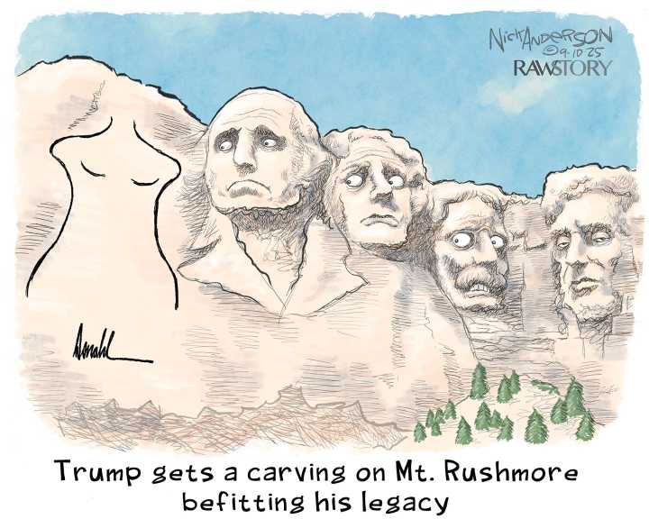 5 artfully drawn cartoons about Donald Trump's Epstein doodle