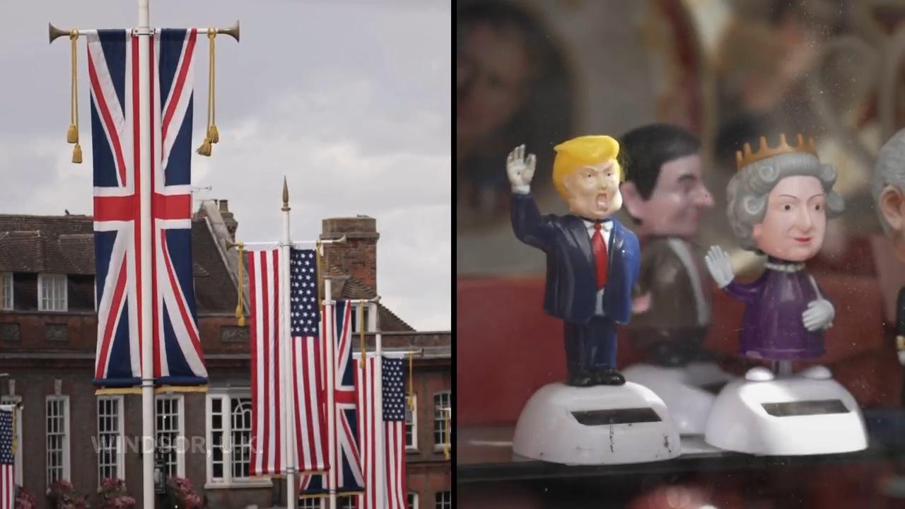 'It's kind of split': Windsor prepares for Trump's state visit to the UK